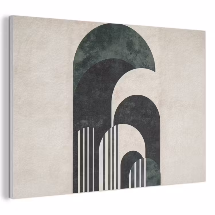 Acoustic Felt - Arches - Dark green - Lines — 1