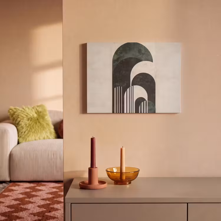 Acoustic Felt - Arches - Dark green - Lines — 2
