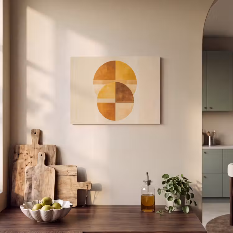 Acoustic Felt - Circles - Yellow - Minimalist — 3
