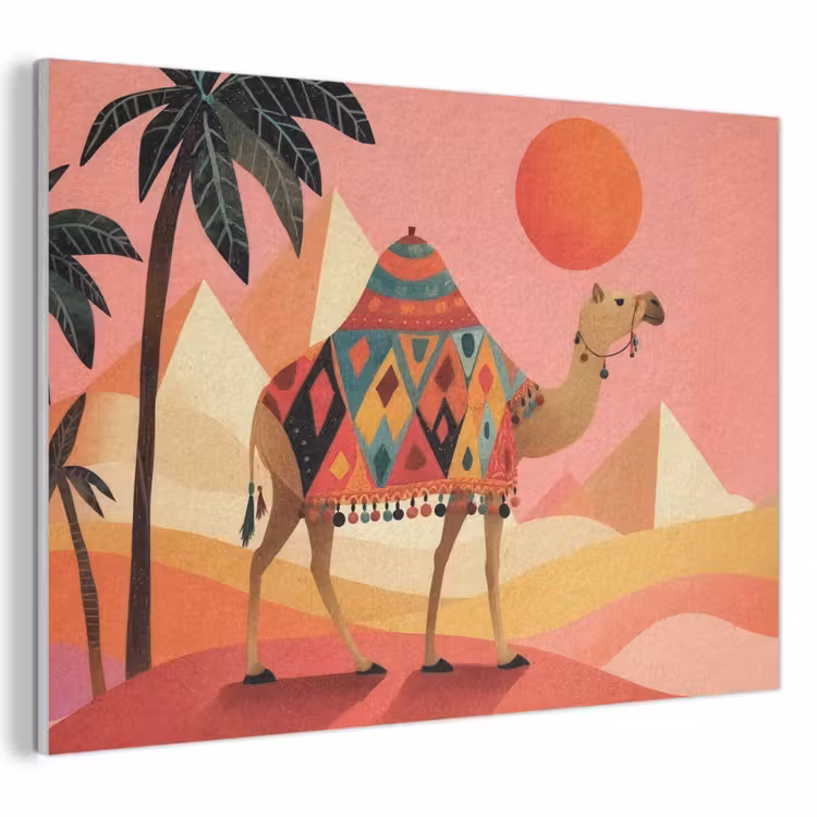 Acoustic Felt - Camel - Pyramids - Red sun — 1
