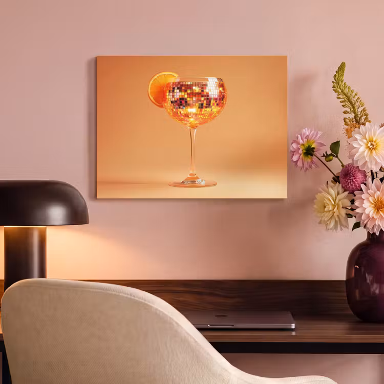 Acoustic Felt - Beverage - Orange - Glitter - Disco — 4