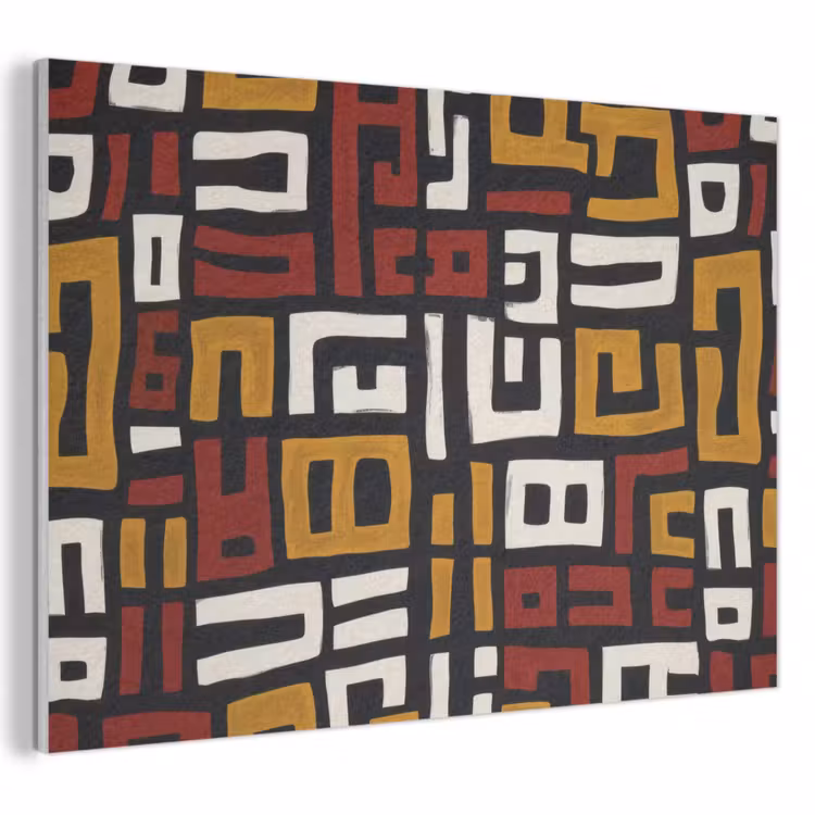 Acoustic Felt - Abstract - Pattern - Red — 1