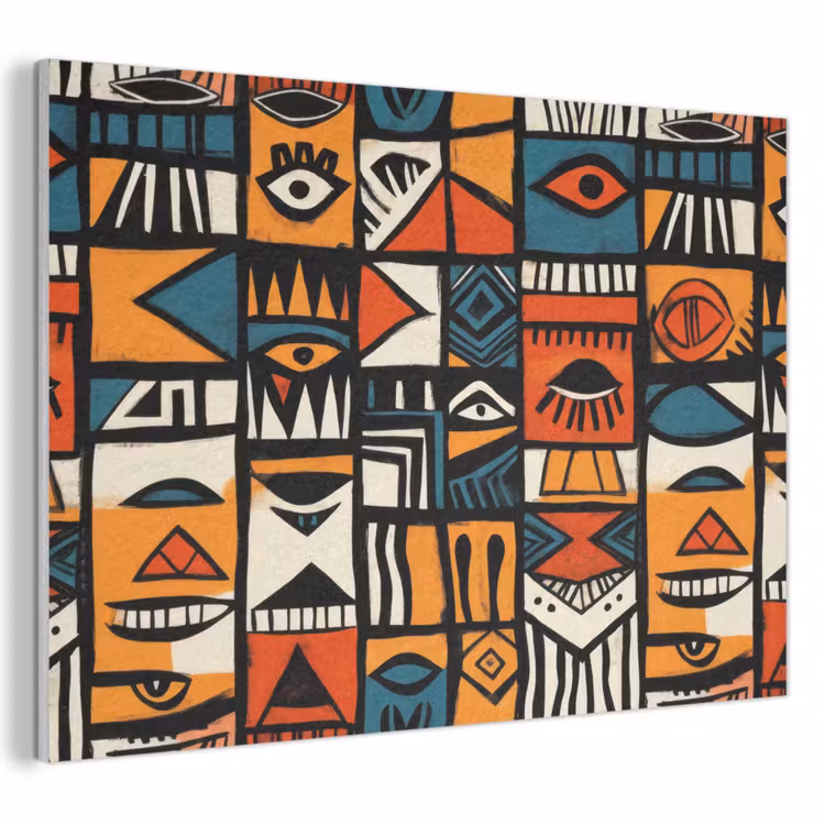 Acoustic Felt - Abstract - Faces - Mosaic — 1