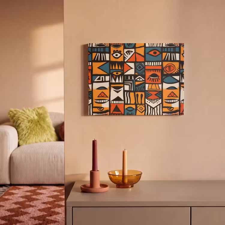 Acoustic Felt - Abstract - Faces - Mosaic — 2