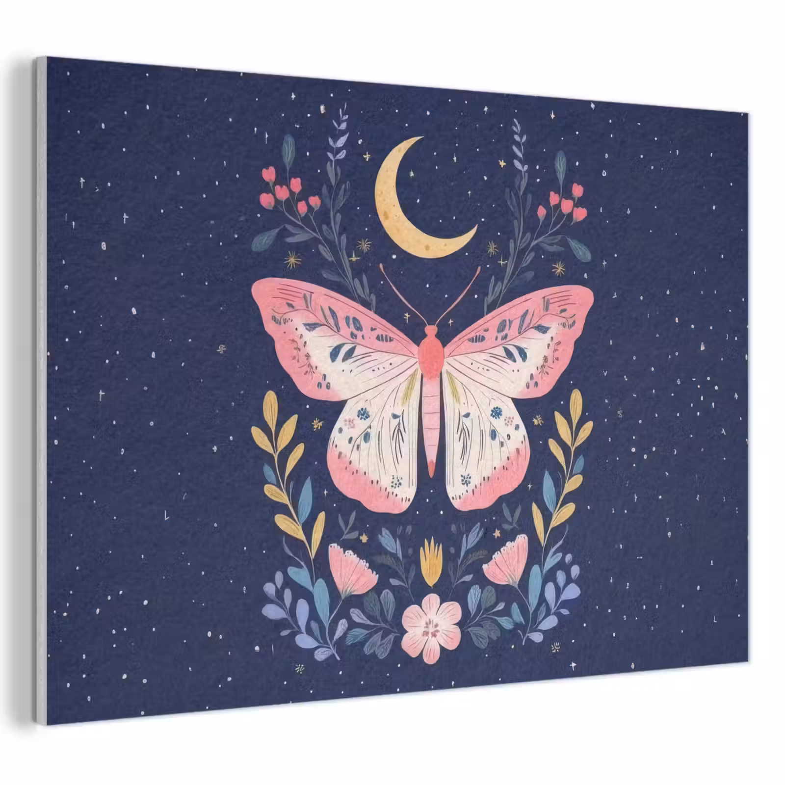 Acoustic Felt - Butterfly - Moon - Flowers - Starry sky — 1