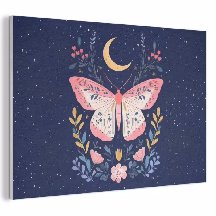 Acoustic Felt - Butterfly - Moon - Flowers - Starry sky — 1