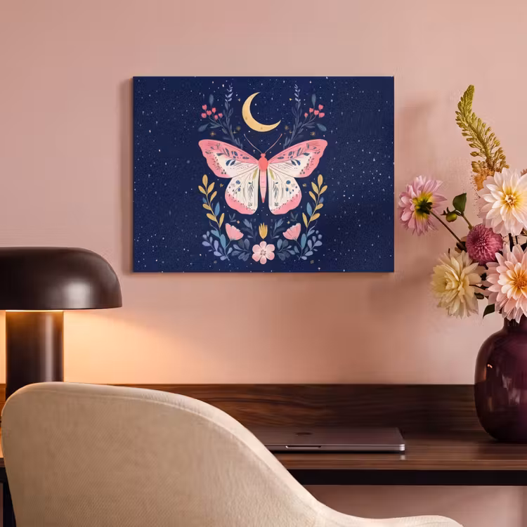 Acoustic Felt - Butterfly - Moon - Flowers - Starry sky — 4