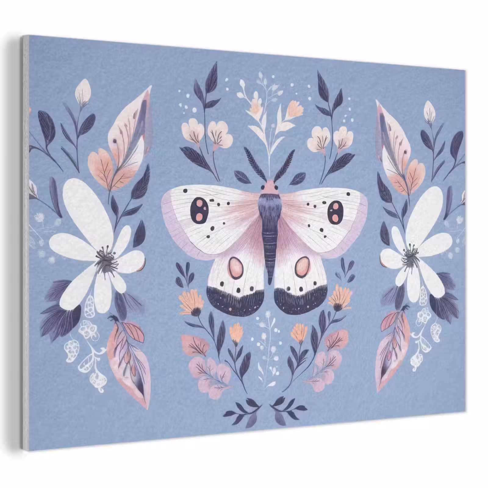Acoustic Felt - Butterfly - Wings - Dots - Flowers — 1