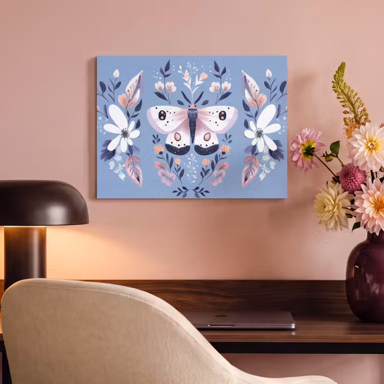 Acoustic Felt - Butterfly - Wings - Dots - Flowers — 4