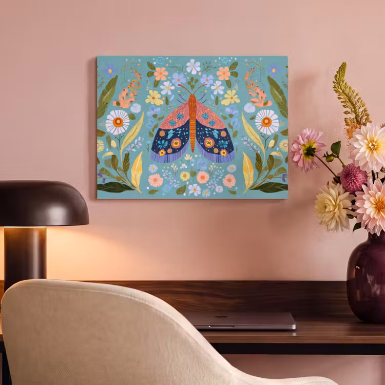Acoustic Felt - Butterfly - Ornamental - Flowers - Leaves — 4