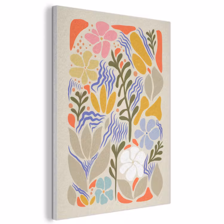 Acoustic Felt - Abstract - Flowers - Leaves — 1