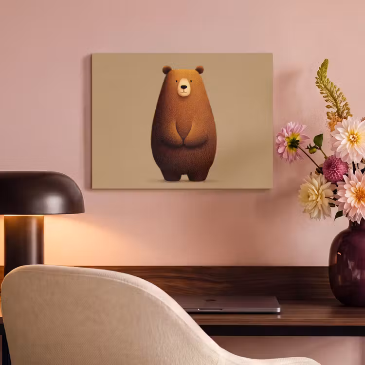 Acoustic Felt - Bear - Minimalist - Brown — 4