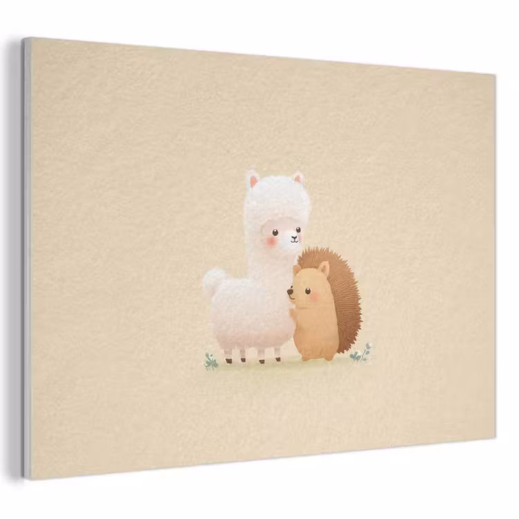 Acoustic Felt - Alpaca - Hedgehog - Brown - Cuddly — 1