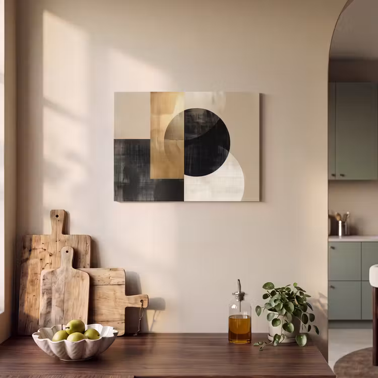 Acoustic Felt - Abstract - Gold - Black - Art — 3
