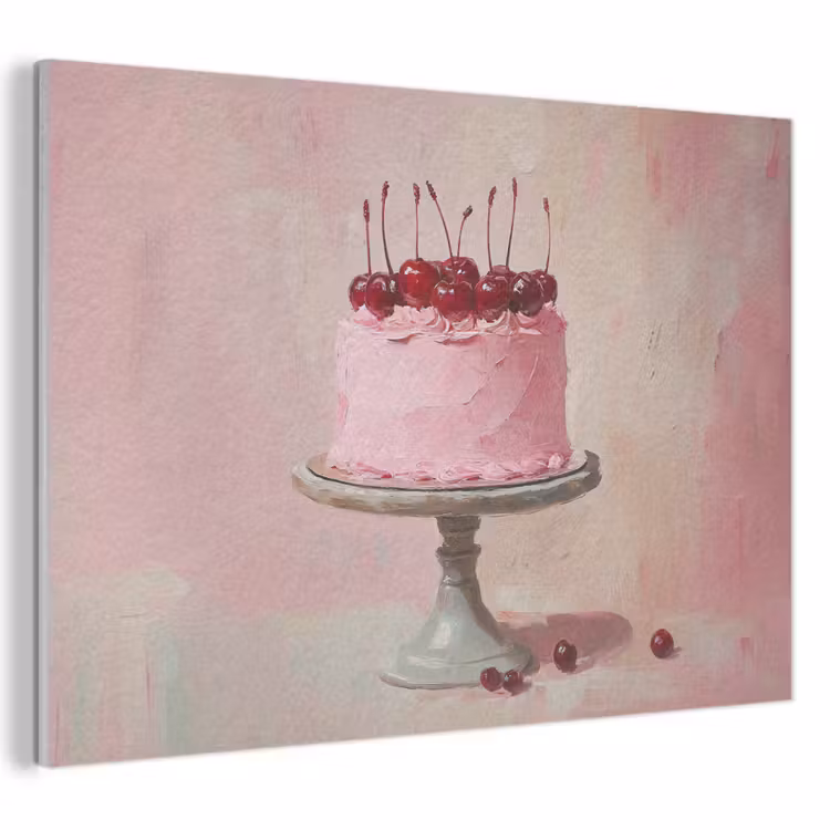 Acoustic Felt - Cake - Pink - Cherry — 1