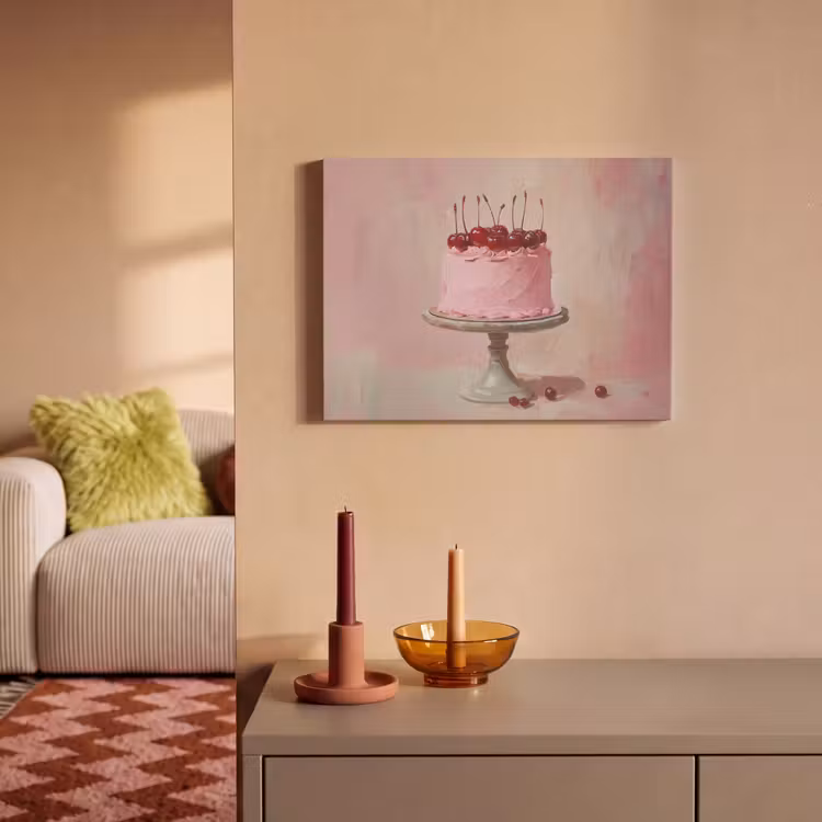 Acoustic Felt - Cake - Pink - Cherry — 2
