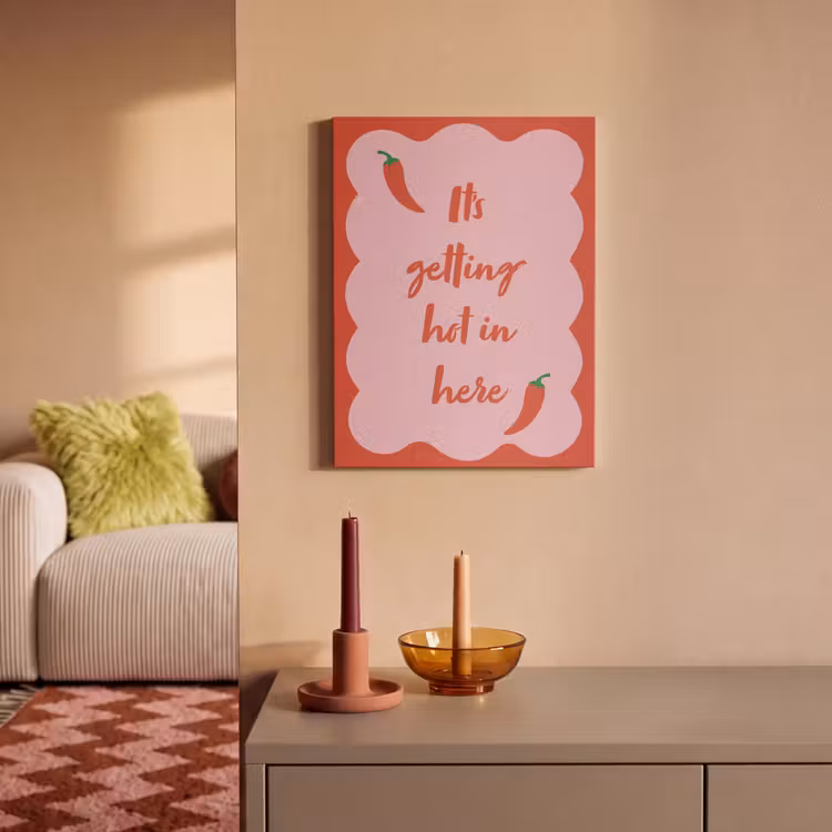 Acoustic Felt - Chili Pepper - Red - Hot - Quotes — 2