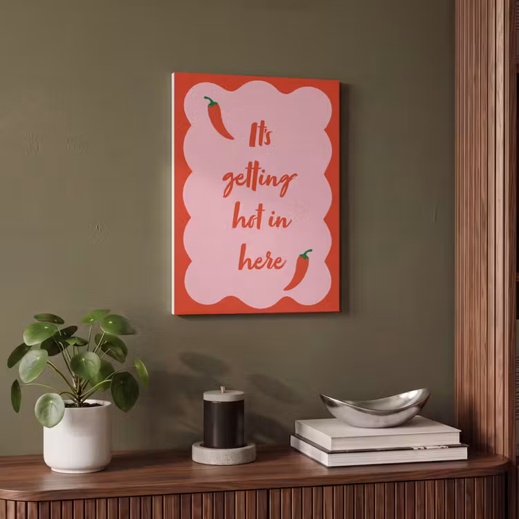 Acoustic Felt - Chili Pepper - Red - Hot - Quotes — 4