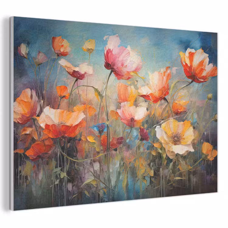 Acoustic Felt - Flowers - Watercolor - Art - Botanical - Nature — 1