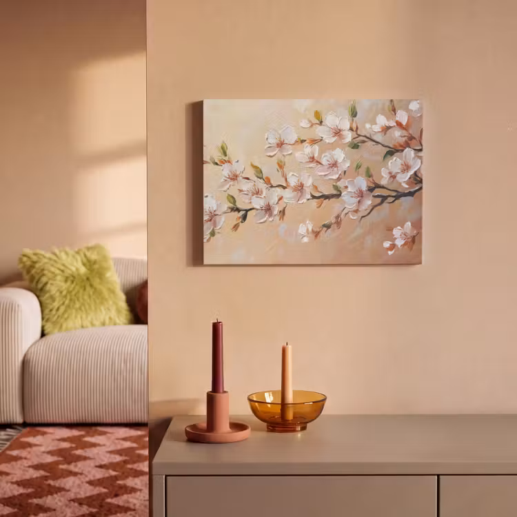 Acoustic Felt - Blossom branches - Picturesque - Pink — 2