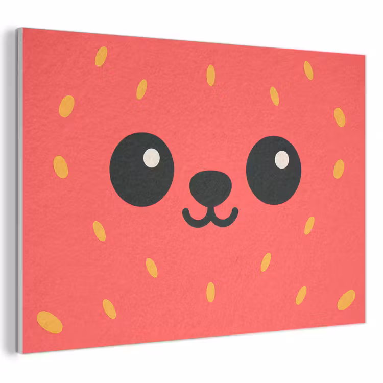 Acoustic Felt - Cat - Strawberry - Cartoon — 1