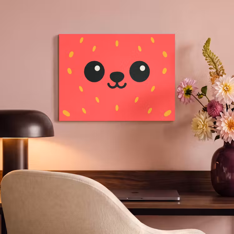 Acoustic Felt - Cat - Strawberry - Cartoon — 4