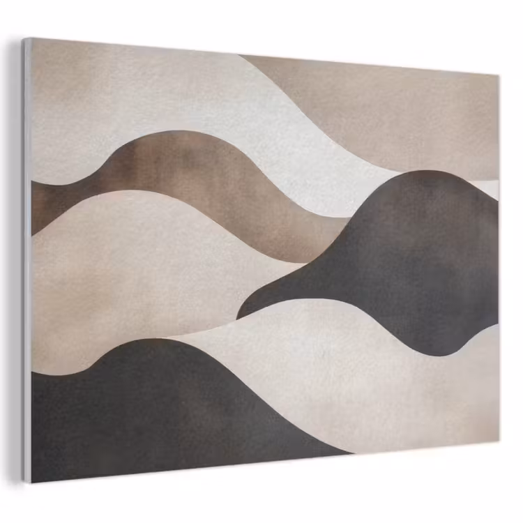 Acoustic Felt - Waves - Abstract - Beige — 1