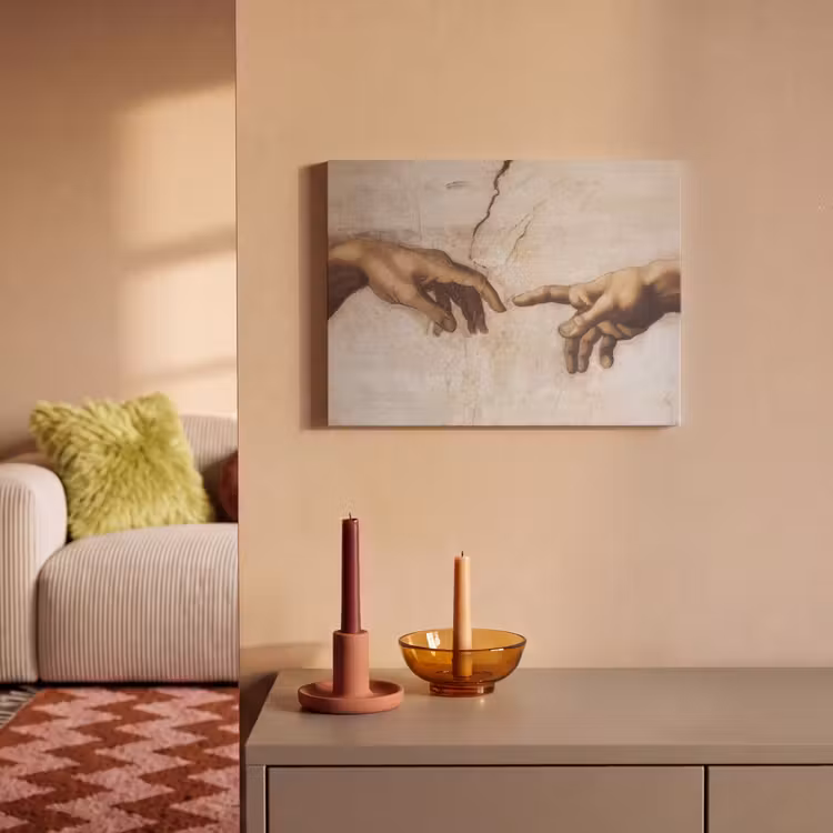 Acoustic Felt - Adam - Michelangelo - Painting - Creation of Adam — 2