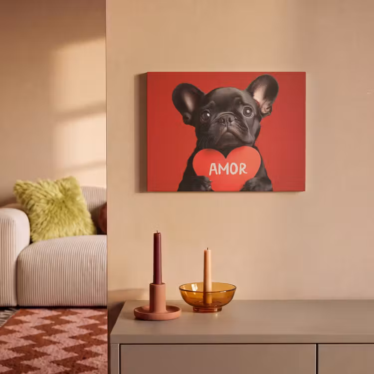 Acoustic Felt - Amor - Dog - Heart - Red — 2
