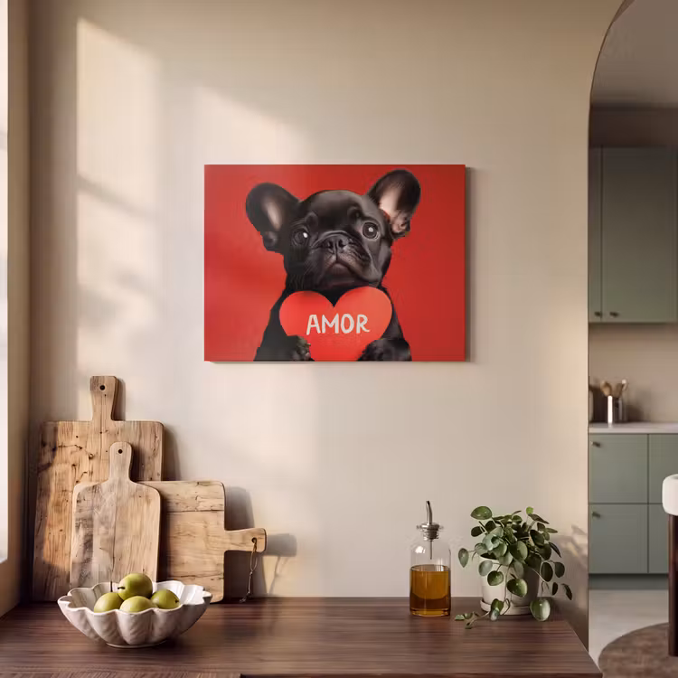 Acoustic Felt - Amor - Dog - Heart - Red — 3