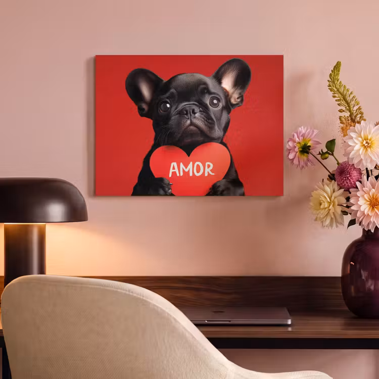 Acoustic Felt - Amor - Dog - Heart - Red — 4