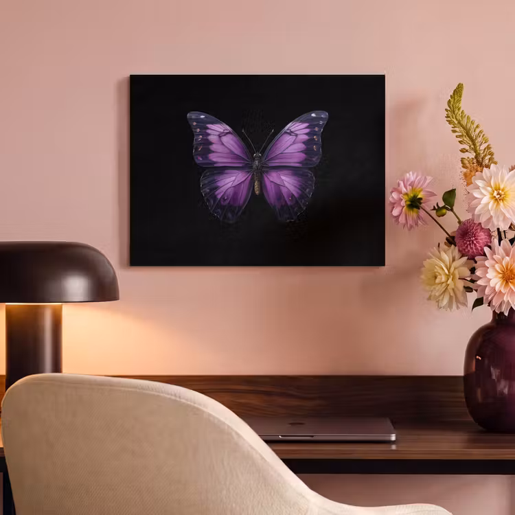 Acoustic Felt - Butterfly - Purple - Vivid — 4