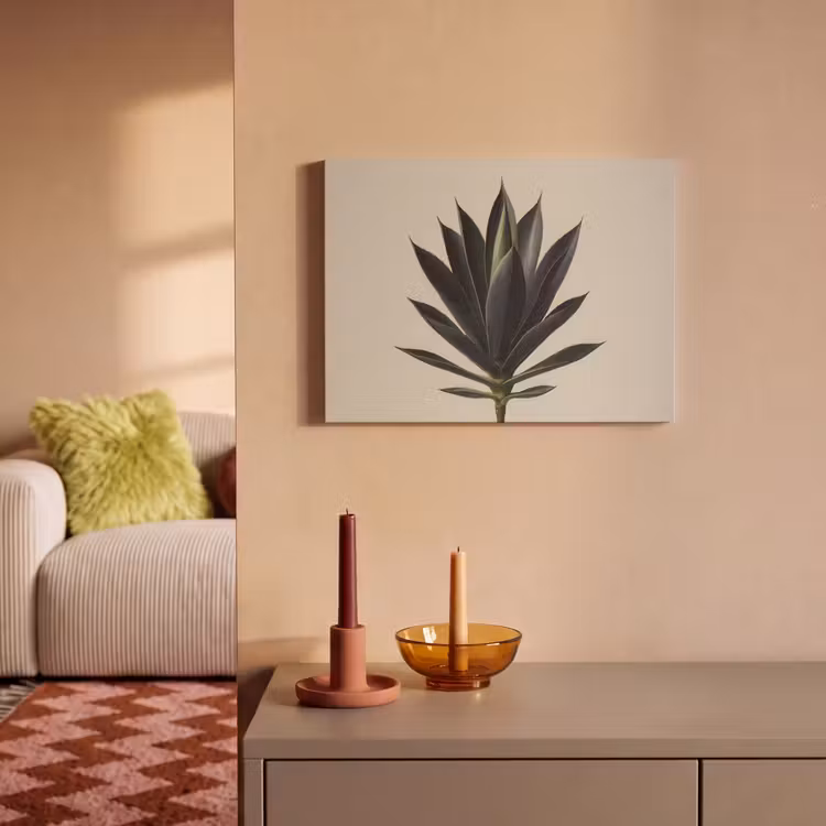 Acoustic Felt - Agave plant - Symmetrical - Green — 2