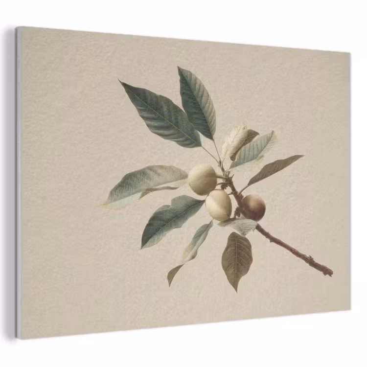 Acoustic Felt - Branch - Green Leaves - Fruits — 1