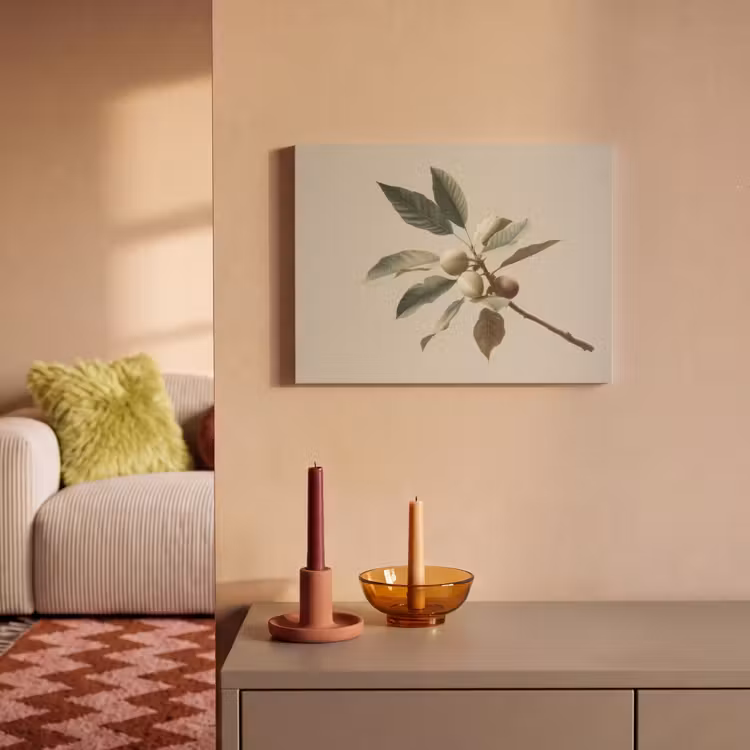 Acoustic Felt - Branch - Green Leaves - Fruits — 2