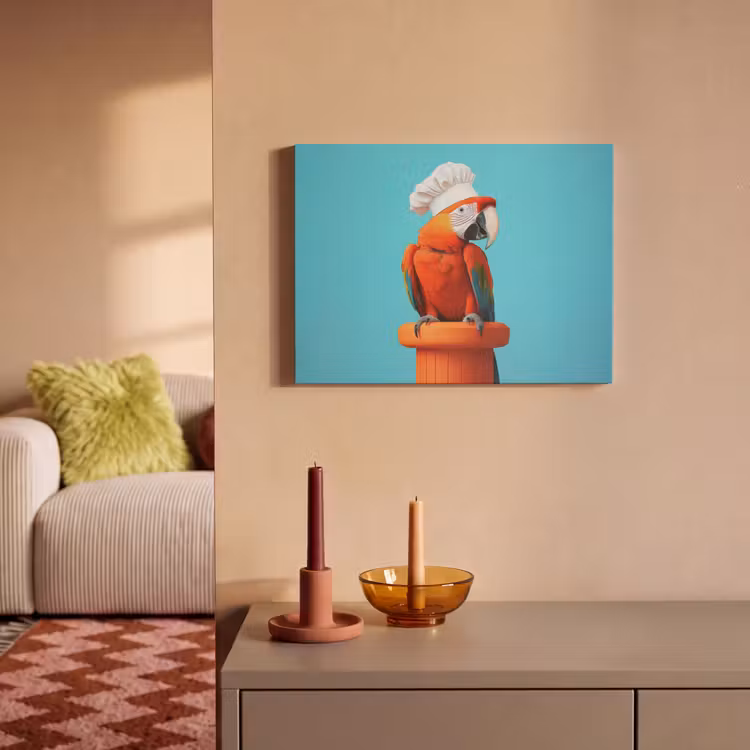 Acoustic Felt - Ara - Chef's hat - Pedestal - Funny — 2