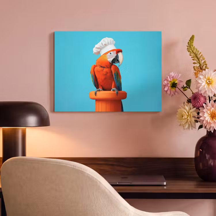 Acoustic Felt - Ara - Chef's hat - Pedestal - Funny — 4