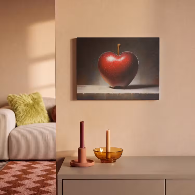 Acoustic Felt - Apple - Heart - Red — 2