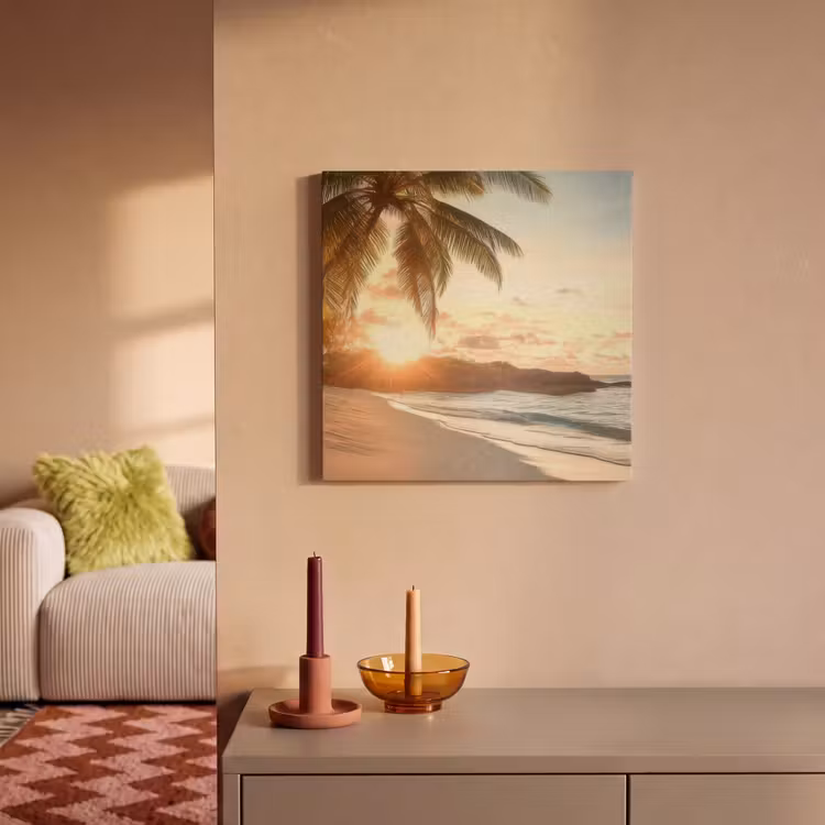 Acoustic Felt - Beach - Palm trees - Ocean - Sunset — 2