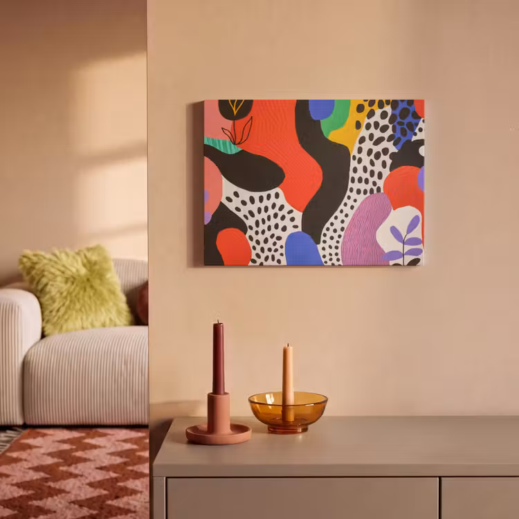 Acoustic Felt - Abstract - Shapes - Colors - Dots — 2