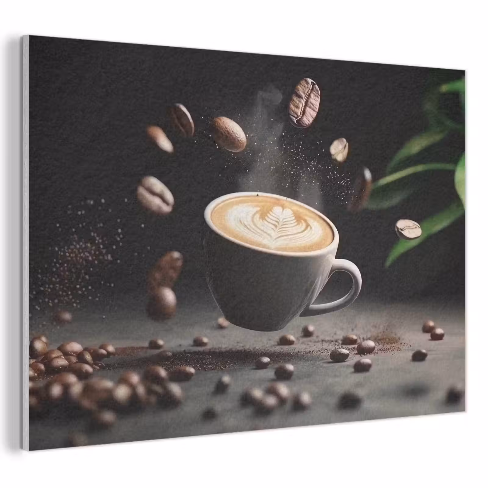 Acoustic Felt - Cappuccino - Cup - Beans - Brown — 1
