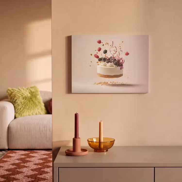 Acoustic Felt - Cheesecake - Food - Pink - Cake — 2