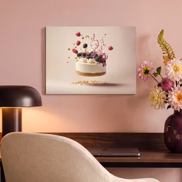 Acoustic Felt - Cheesecake - Food - Pink - Cake — 4