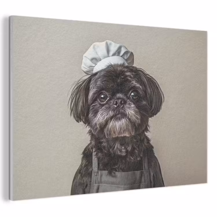 Acoustic Felt - Chef's Clothing - Black - Dog — 1