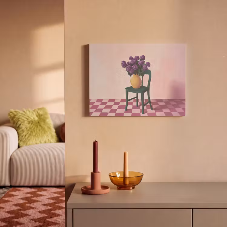 Acoustic Felt - Chair - Vase - Flowers - Blocked — 2