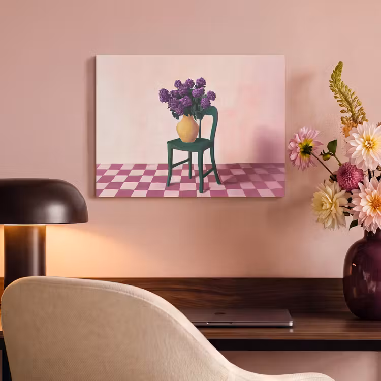 Acoustic Felt - Chair - Vase - Flowers - Blocked — 4