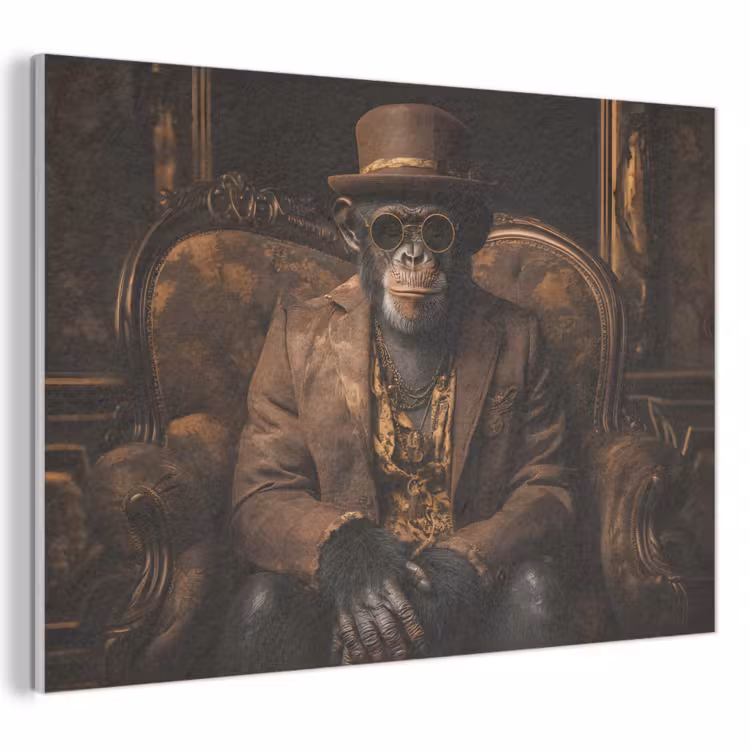 Acoustic Felt - Chimpanzee - Chair - Suit - Brown — 1