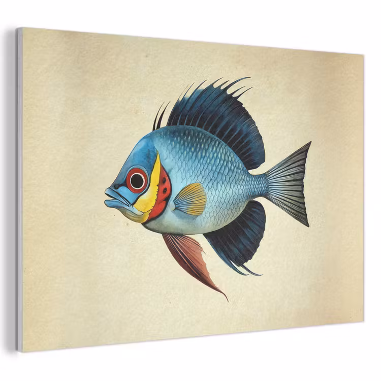 Acoustic Felt - Blue - Gills - Fish - Illustration — 1