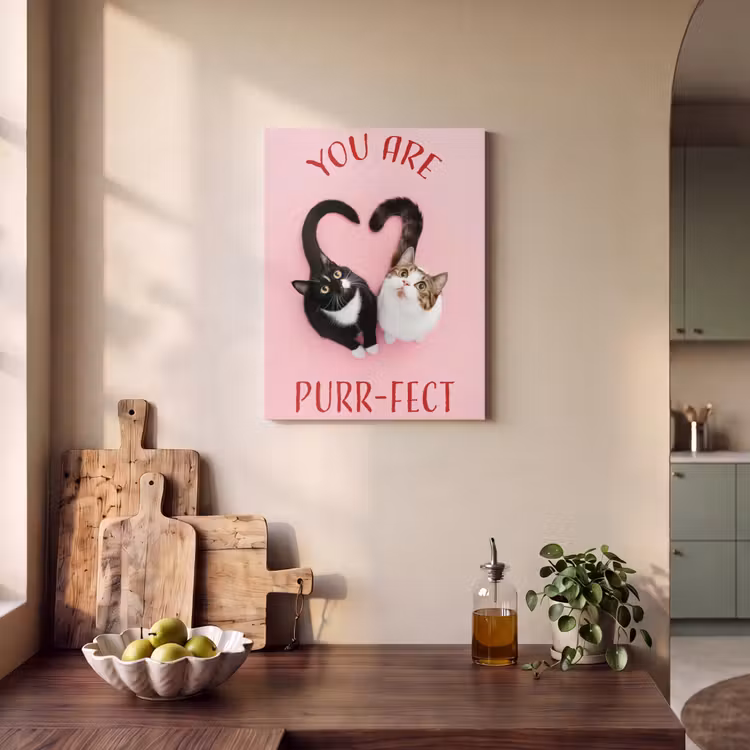 Acoustic Panel - Cat - Heart - Text - Valentine — 3