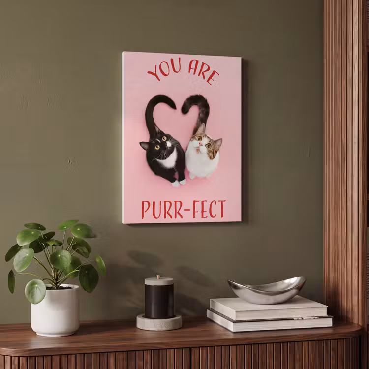 Acoustic Panel - Cat - Heart - Text - Valentine — 4